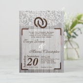 5x7 Chaussures hippiques sur Faire-part de mariage (Debout devant)