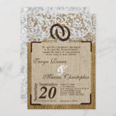 5x7 Chaussures hippiques sur Faire-part de mariage (Devant / Derrière)