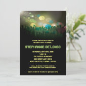 5x7 Concert Band is 16u verjaardag uitnodiging (Staand voorkant)