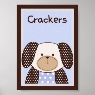 5x7 "Cracke" Graham Crackers Baby Beddengoed Wall  Poster