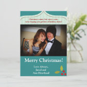 5x7 Cranberry Christmas Invitation (Debout devant)