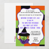 5x7 Créatures mignonnes Invitation de fête d'Hallo (Devant / Derrière)