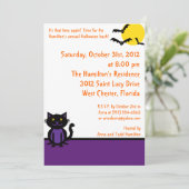 5x7 Créatures mignonnes Invitation de fête d'Hallo (Debout devant)
