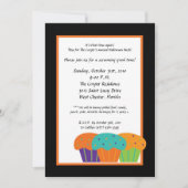 5x7 Cupcakes Halloween Bash Party Invitation (Devant)