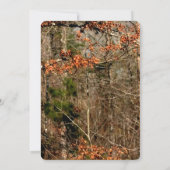 5x7 Deer Couple Doe Buck Camo Faire-part de mariag (Dos)