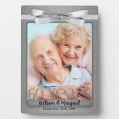 5x7 Diamant 60ste Huwelijksjubileum Foto Fotoplaat (voorkant)