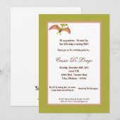 5x7 Dinosaur Invitation de fête d'anniversaire (Devant / Derrière)