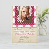 5x7 Faire-part de graduation photo des montres en (Debout devant)