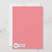 5x7 Faire-part de mariage Cactus Succulents (Dos)