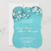 5x7 Faire-part de mariage de fleurs de printemps p (Devant)