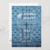 5x7 Faire-part de mariage Panneau Rustique Couverc (Devant / Derrière)