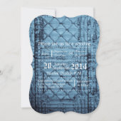 5x7 Faire-part de mariage Panneau Rustique Couverc (Devant)