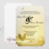 5x7 Faire-part de mariage Sunny Morning Farm Pays (Devant / Derrière)