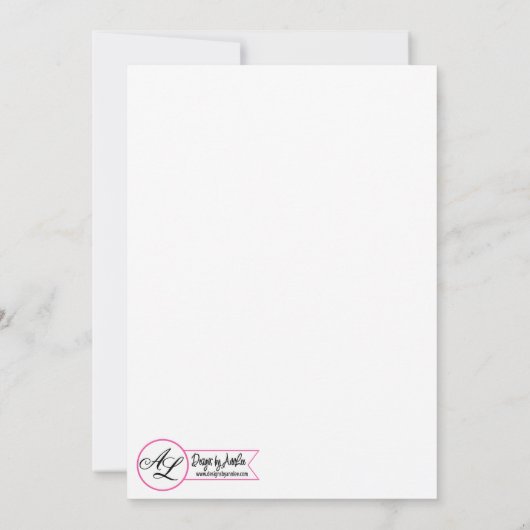 5x7 Faire-part de mariage Sunset Barne Pays rustiq (Dos)