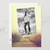 5x7 Faire-part principal Sunrise Pathway Walkway P (Devant / Derrière)