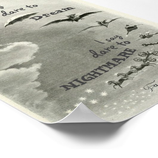 5x7 Fairy Gothmoeder Dare to Nightmare print (Hoek)