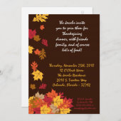 5x7 Fall quitte Thanksgiving Party Invitation (Devant / Derrière)