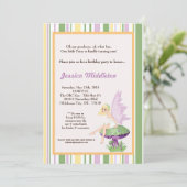 5x7 Fée Fille Anniversaire Invitation (Debout devant)