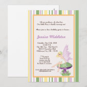 5x7 Fée Fille Anniversaire Invitation (Devant / Derrière)