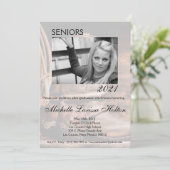 5x7 Foto Afstuderen Party Uitnodiging Cowboy Boots (Staand voorkant)