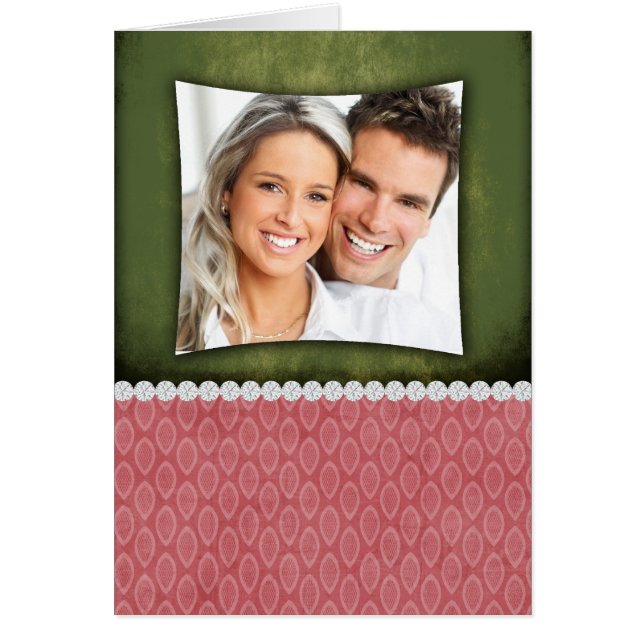 5X7 Foto met Kerstmis Kaart (Voorkant)