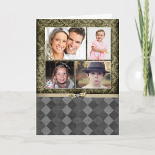5X7 Foto met Kerstmis Kaart