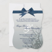 5x7 Frosted Glass Cracked Mirro Wedding Invitation Kaart (Voorkant)
