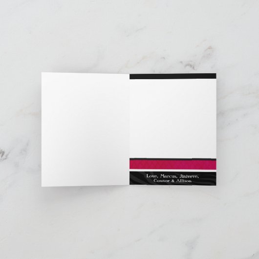 5x7 gepersonaliseerd het VOUWEN van het Wenskaart Feestdagen Kaart (Binnen)