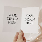 5x7" gevouwen bruiloft of kerkprogramma afdrukken programma