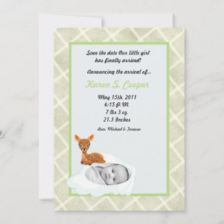 5x7 'Girl Cloud PHOTO' over de bekendmaking van de Kaart