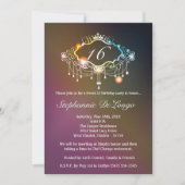 5x7 Girly Crown Sweet 16 Anniversaire Invitation (Devant)