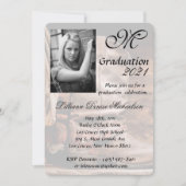 5x7 Graduation Part Invitation Cowboy Boots Grange (Devant)