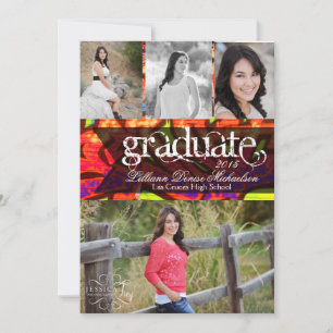 5x7 Graffiti Peinture Faire-part principal