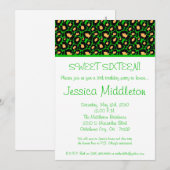 5x7 Green Cheetah 16e anniversaire Invitation (Devant / Derrière)