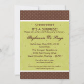 5x7 Green Polka Point Imprimer Invitation d'annive (Devant)
