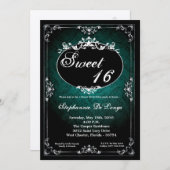 5x7 Hanger Broach Sweet 16 Verjaardag Uitnodiging (Voorkant / Achterkant)