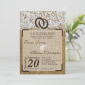 5x7 Hoefijzers over de uitnodiging voor een bruilo (Staand voorkant)