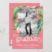 5x7 hogere aankondiging Bohemise Cactus Succulents (Voorkant / Achterkant)