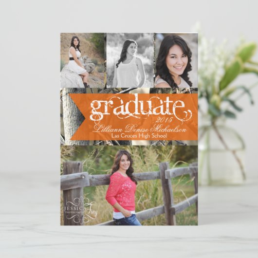 5x7 Hogere aankondiging van Camo Camouflage door H (Staand voorkant)