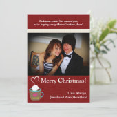 5x7 Hot Cup of Coco Invitation (Debout devant)