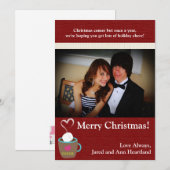 5x7 Hot Cup of Coco Invitation (Devant / Derrière)