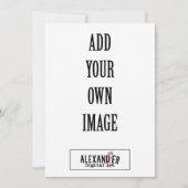 5x7-inch A7 verticale flatuitnodiging Save The Date (Voorkant)