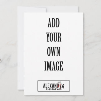 5x7-inch A7 verticale flatuitnodiging Save The Date