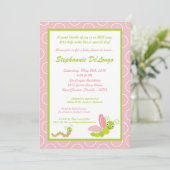 5x7 Insectes printanières Invitation Baby shower d (Debout devant)