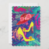 5x7 Invitation à talons et Casquettes échancrés (Devant)