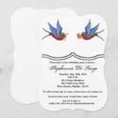 5x7 Invitation Anniversaire Traditionnelle Tatouag (Devant / Derrière)