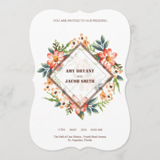 5x7 Invitation Bracket Kaart