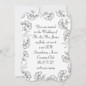5x7 Invitation Bracket Kaart (Voorkant)