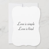 5x7 Invitation Bracket Kaart (Achterkant)