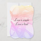 5x7 Invitation Bracket Kaart (Achterkant)